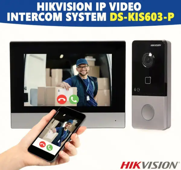 Hikvision DS-KIS603-P(B) IP Video Door Phone Kit