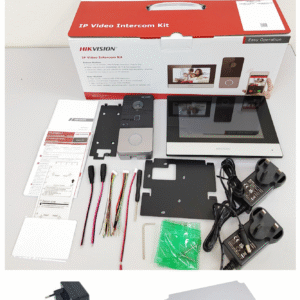 Full systems for Hikvision DS-KIS603-P(B) Video Intercom + Electronic Rim Lock