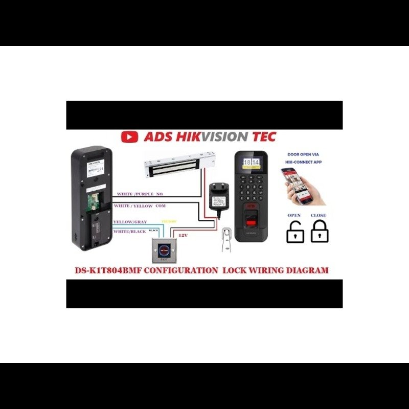 DS-K1T804A Series Fingerprint Access Control Terminal