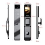 Graffiti Smart Lock with Facial Recognition & Video Intercom – Fully Automatic Anti-Theft Fingerprint Door Lock - Image 4